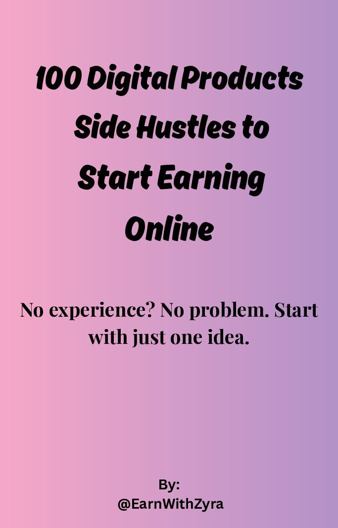 100 Digital product Ideas to Sell